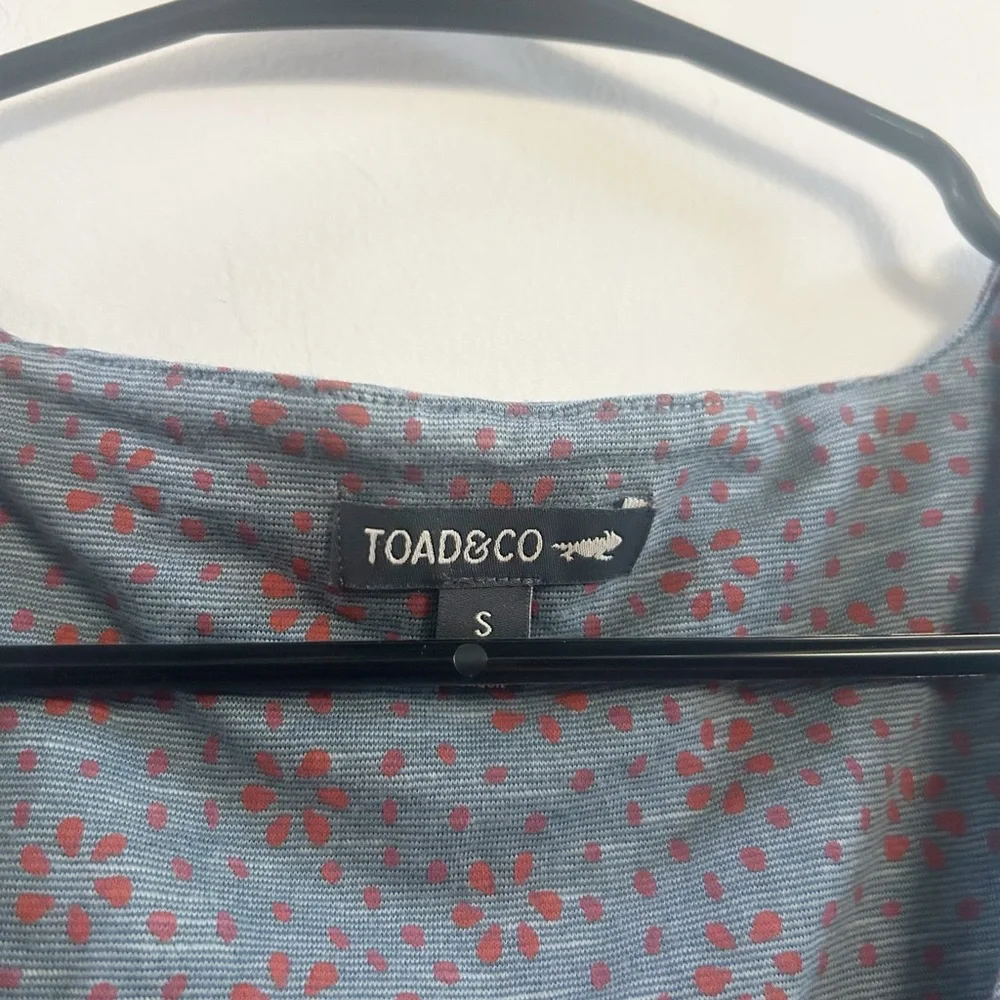 Toad&co‎ printed midi dress small